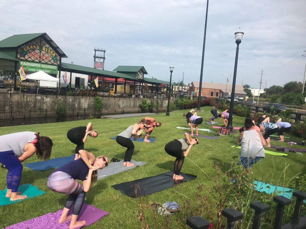 Yoga at the Grand River Farmers Market
