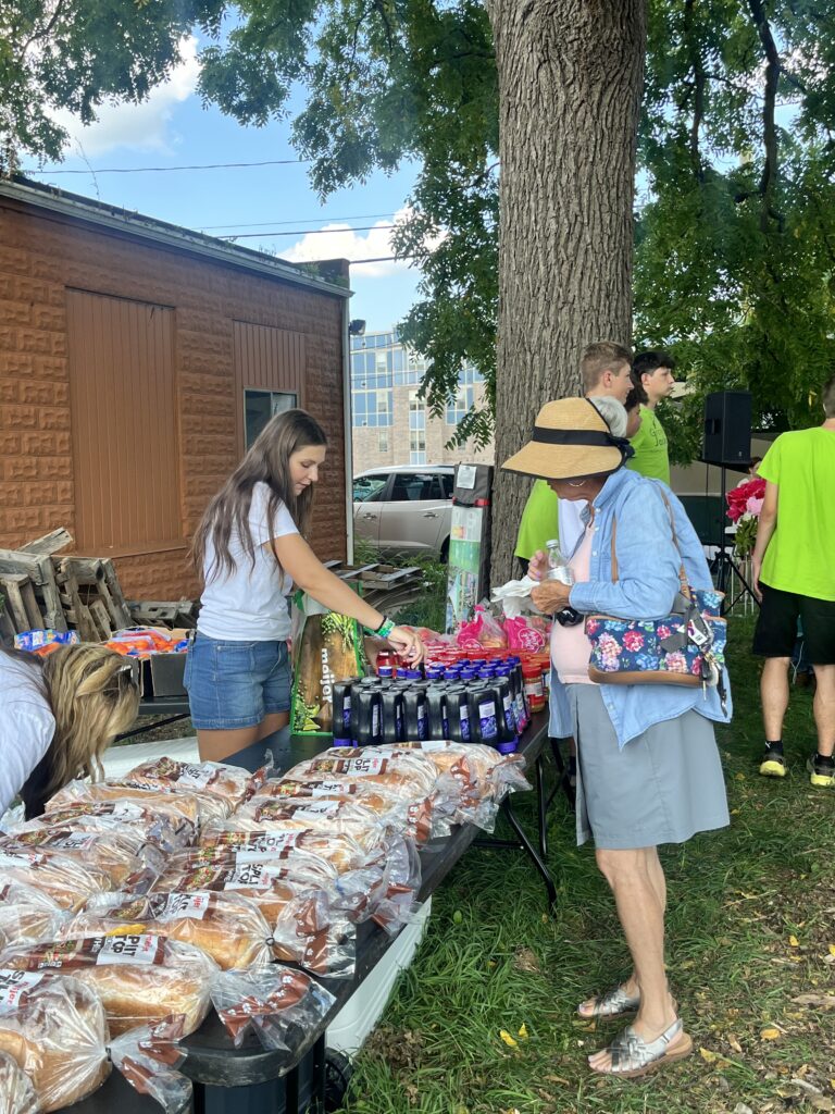 Community Dinner in St. Mary's Garden